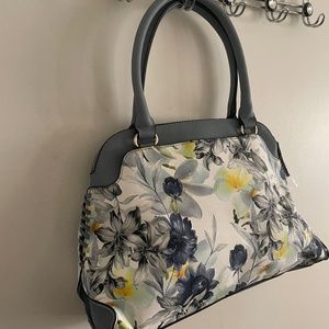 Flowered Purse Handbag New
